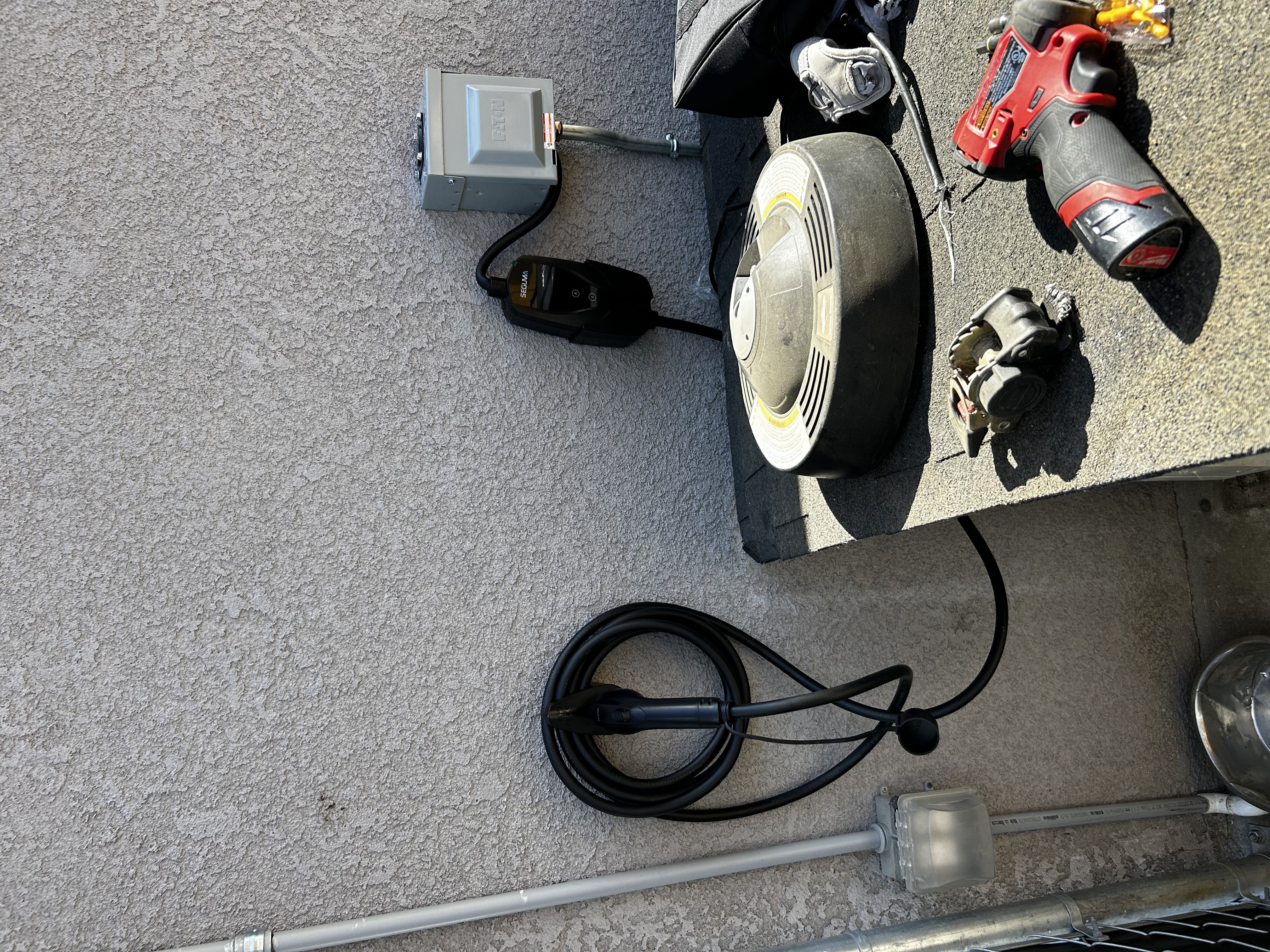 Completed EV Charger Installation in Central Valley